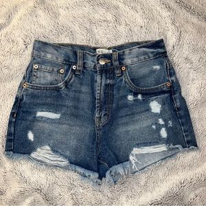 RE/used jean shorts